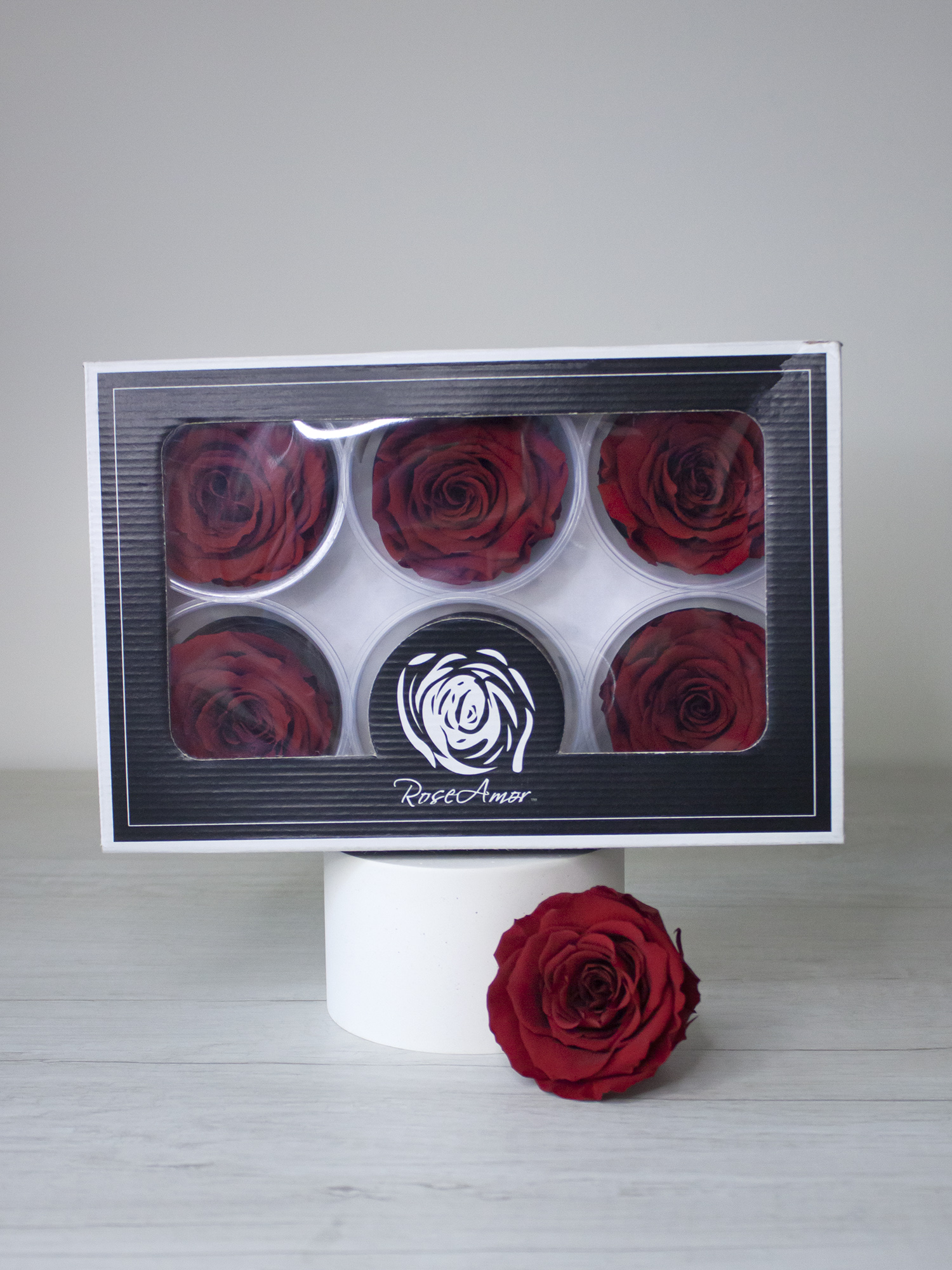 Роза стабилизированная RoseAmor LL+ Red 02 красная