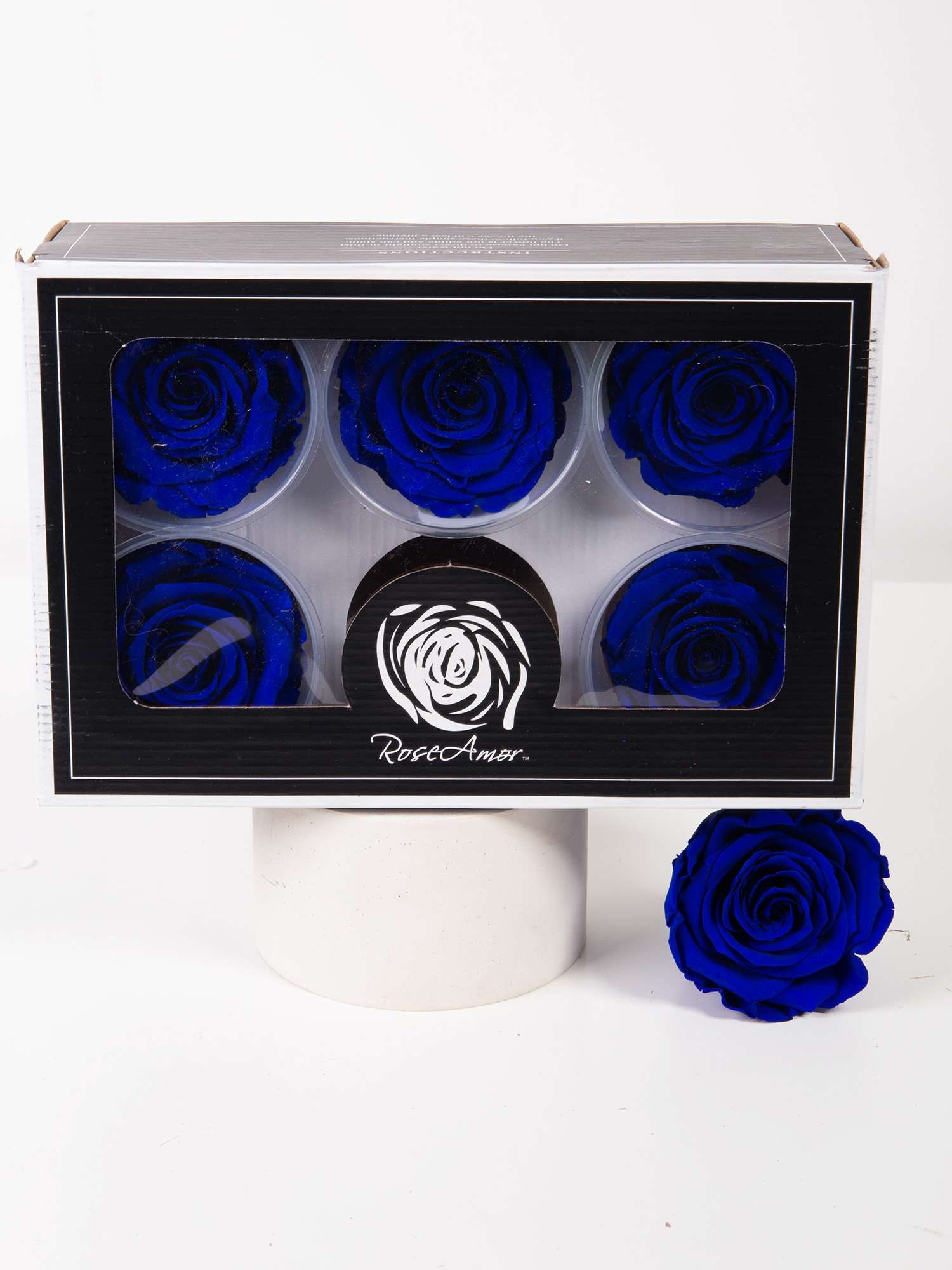 Троянда стабілізована RoseAmor LL+ Blu 03 синя