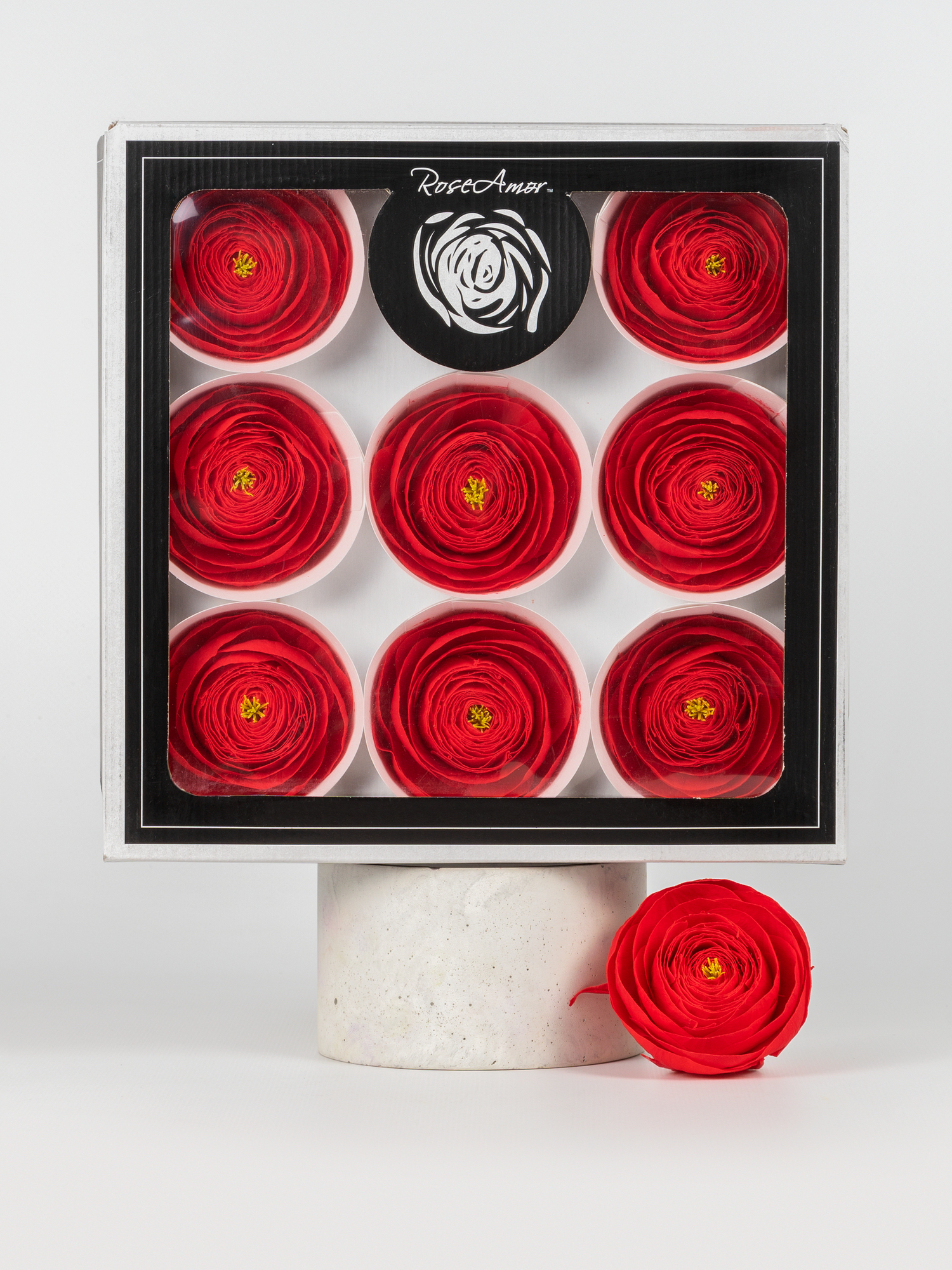 Ранункулюс стабилизированный RoseAmor Red 99 красный