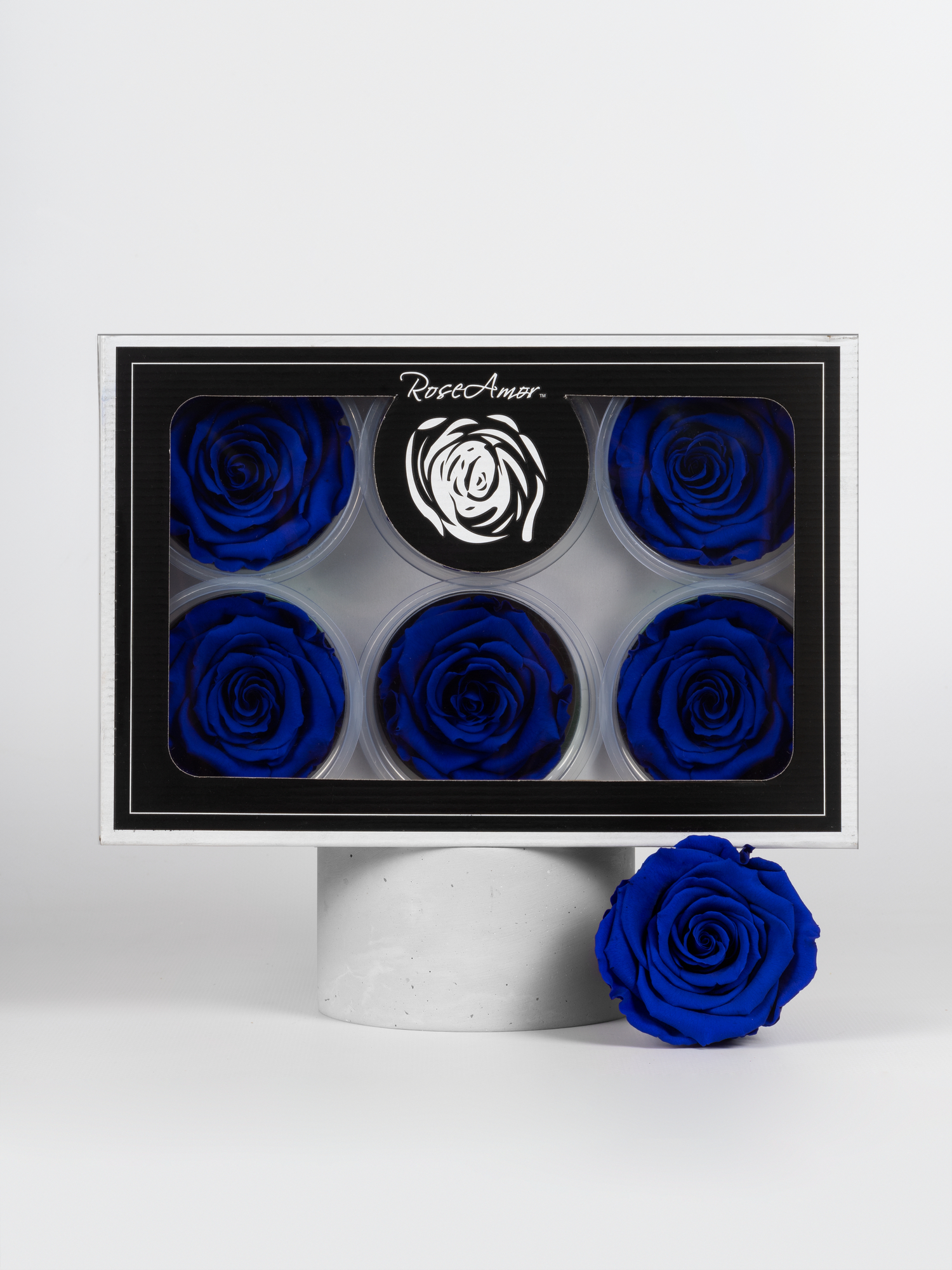 Троянда стабілізована RoseAmor XL Blu 03 синя