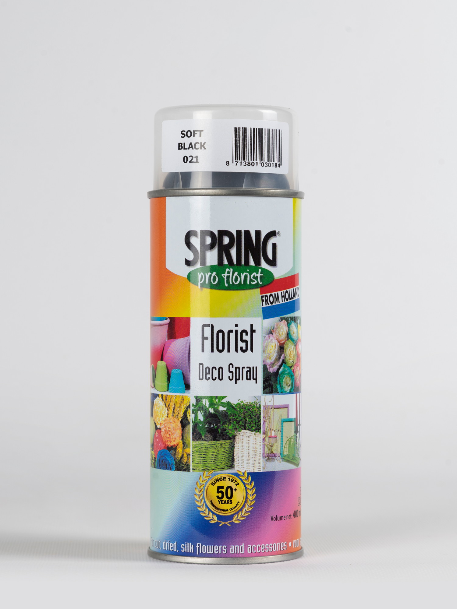 Краска для цветов Florist Deco Spray черная 400 мл